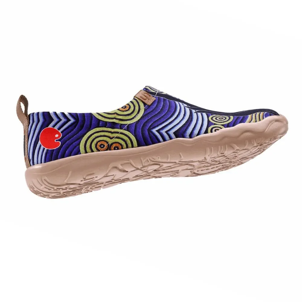 UIN Men's Walking Shoes Slip On Casual Lighweight Loafers (Under the Star)